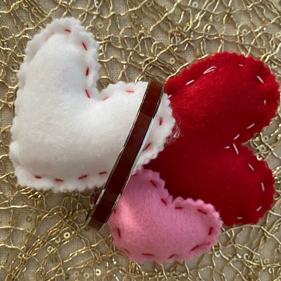 Rustic Cuff Bracelet-Adjustable red with silver band. Inscribed w/“love. EUC! - Picture 1 of 8